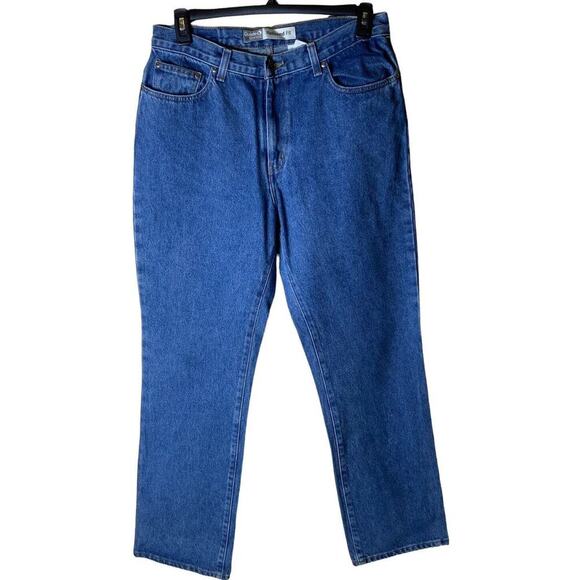 Guide Series Relaxed Fit Jeans Women's Size 14 Long Blue Denim - Picture 1 of 11
